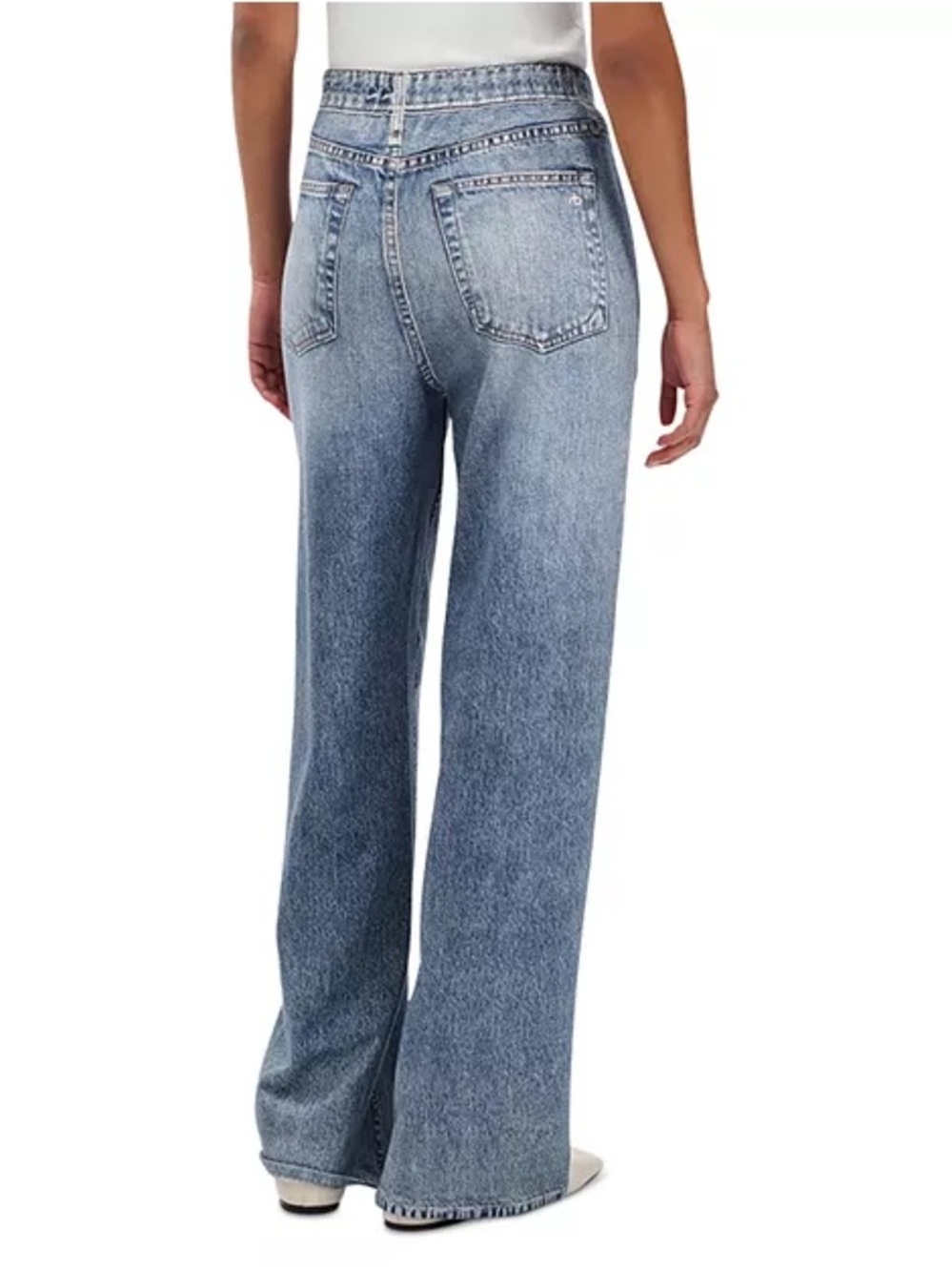 Rag and Bone rb Miramar Mid Rise Wide Leg - Picture 3 of 6